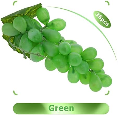 Woration 4 Bunches Artificial Grape Fruit Decor