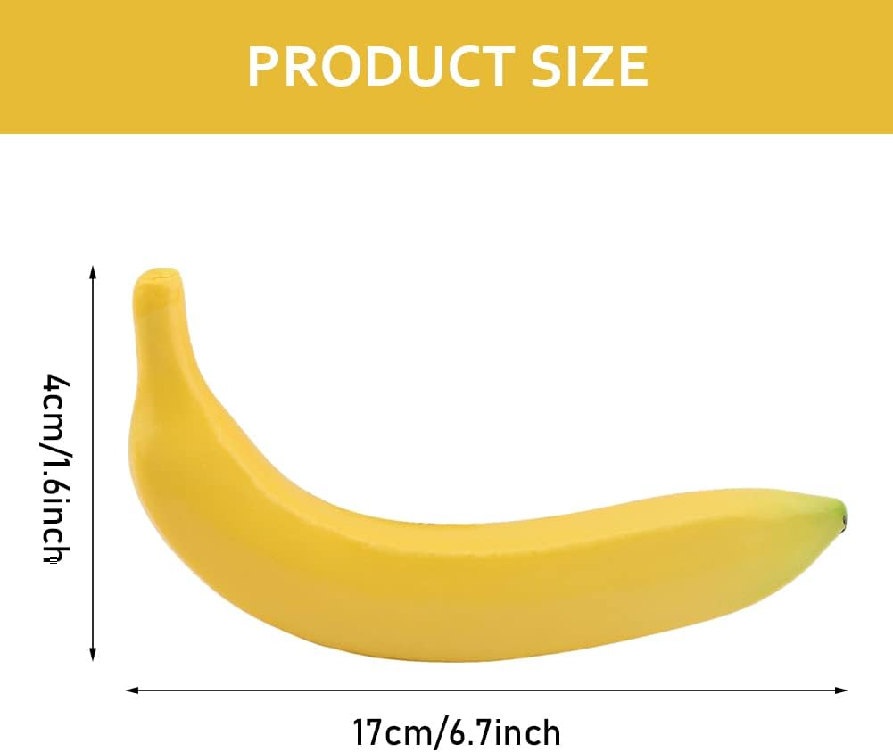 HONUTIGE Artificial Banana 17cm Home Decor Prop