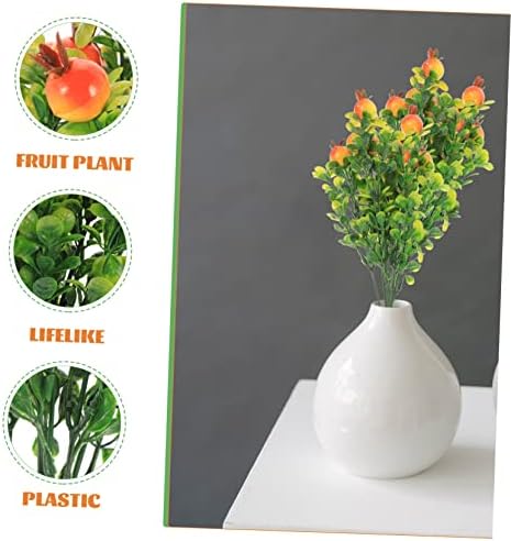 2Pcs Artificial Fruit Plants Set for Home Decor