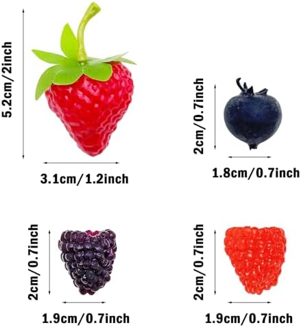 Woohome Artificial Fruit Set for Party Decor and Photography