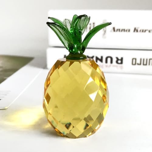 Homoyoyo Kawaii Pineapple Decor Artificial Crystal Tabletop Decoration