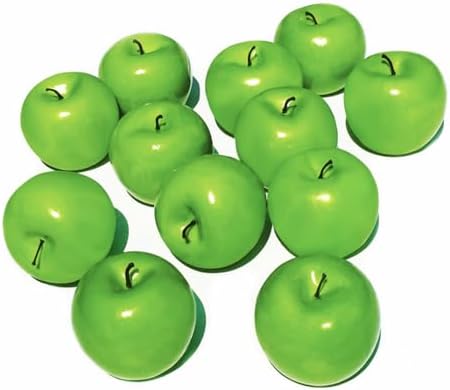 COTOSEY Artificial Green Apples Box of 12