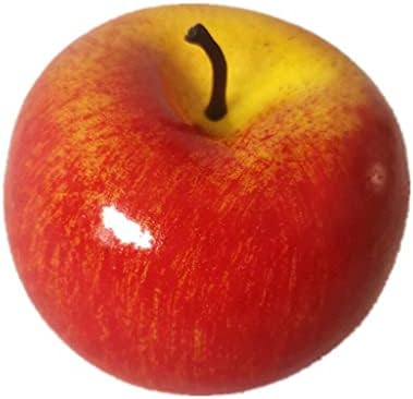 Reusable Plastic Artificial Red Apple Decoration