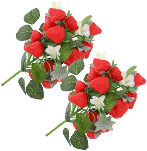 Alipis Artificial Strawberries for Decor and Centerpieces