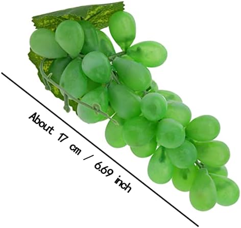 Woration 4 Bunches Artificial Grape Fruit Decor