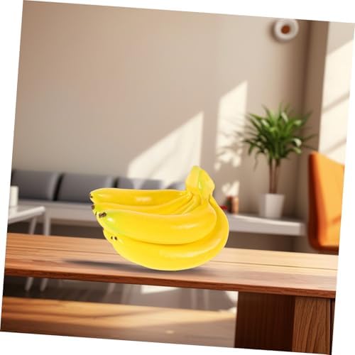 Hemoton Realistic Banana Bunch Artificial Fruit Decor