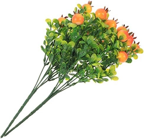 2Pcs Artificial Fruit Plants for Dining Table Centerpieces