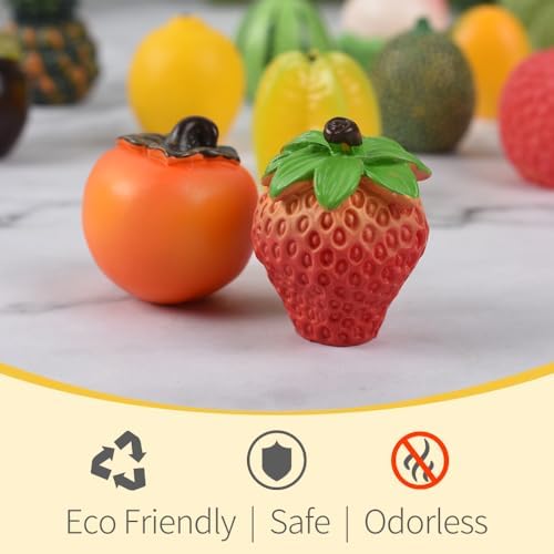 Mini Mixed Fruits 11Pcs Resin Decor Figurines