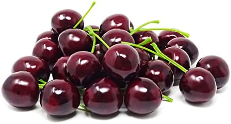 Honbay 30PCS 1 Inch Artificial Cherry Decoration