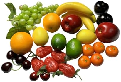27PCS Realistic Artificial Fruit Decor Set