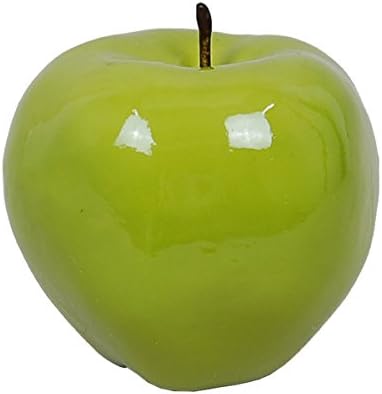 Flora Bunda 6 Inch Shiny Artificial Apple Green Centerpiece