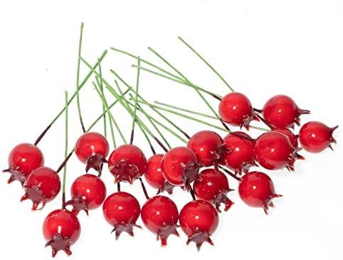 NUOMI Mini Pomegranate Artificial Decor 40 Pcs