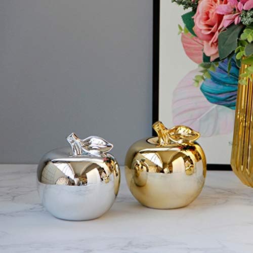 VOSAREA Ceramic Apple Christmas Ornament