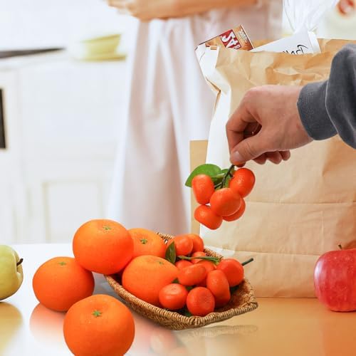 Lorigun Fake Oranges Artificial Fruit Decor Set