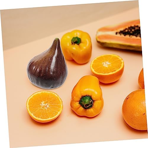 PRETYZOOM 5Pcs Lifelike Artificial Fig Models Decorative Props