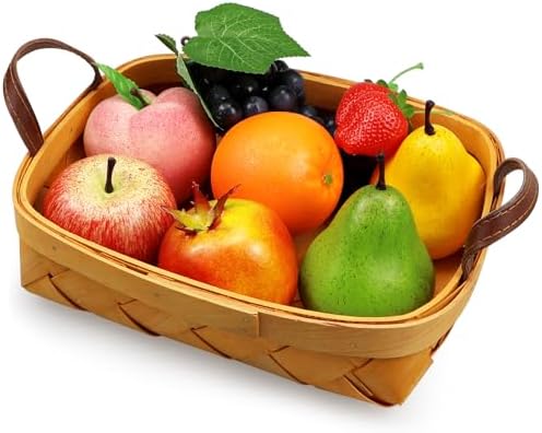 9 PCS Artificial Fruit Decor Set - Realistic Lifelike