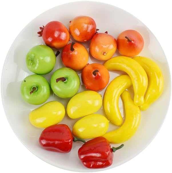 20Pcs Yellow Mini Foam Banana Fruit Decor