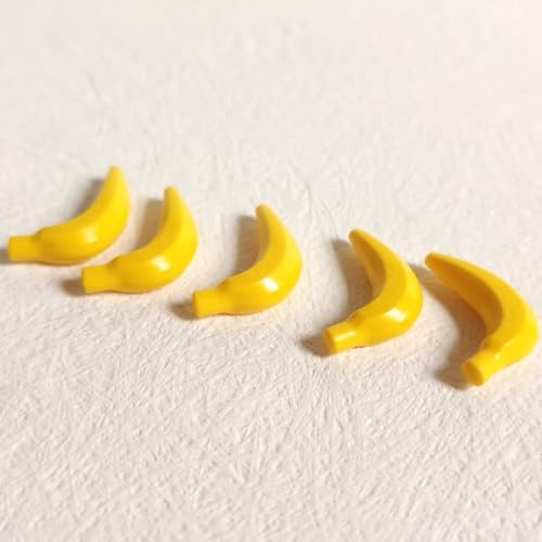 20 Pcs Yellow Mini Fake Banana Fruit Props