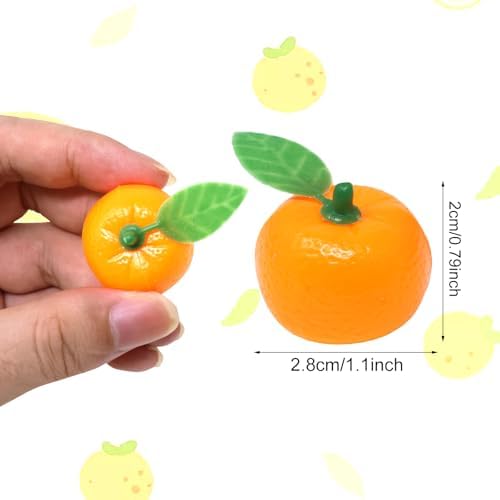 Honbay 30PCS Realistic Artificial Plastic Oranges