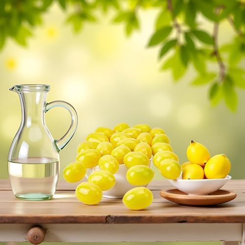20PCS Mini Fake Lemon Fruit Decor Art