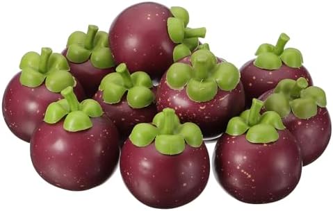 PATIKIL 12 Pcs Artificial Mangosteen for Home Party Decor