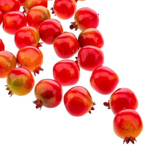26PCS Mini Fake Pomegranate Artificial Decor