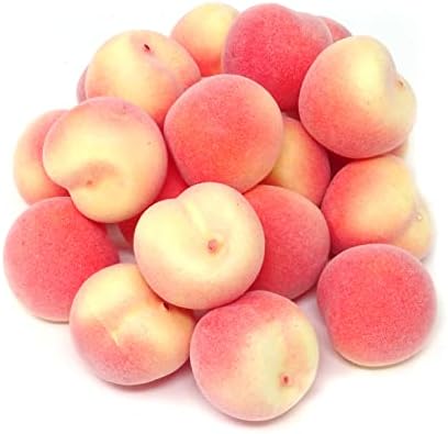 Yueton 20PCS Mini Artificial Peach Decorations