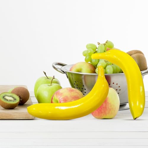 10PCS Artificial Bananas Lifelike Realistic Decoration