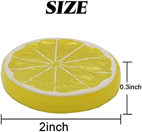 RONYOUNG 40PCS Artificial Lemon Slices Decorative