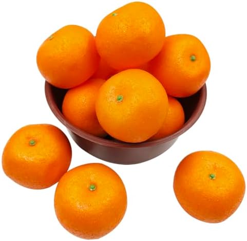 DaKuan 12 Pcs Artificial Oranges Decorative