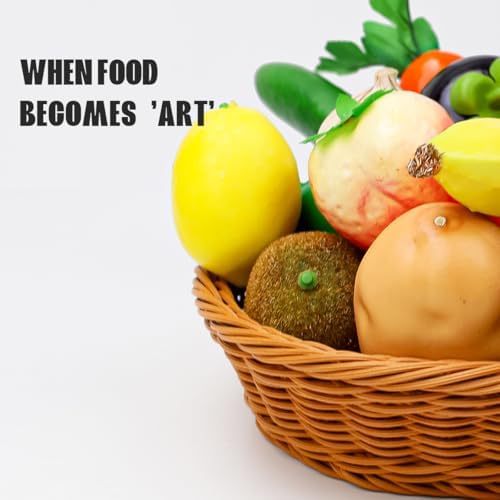 16 Pcs Realistic Plastic Fake Vegetables and Fruit Set