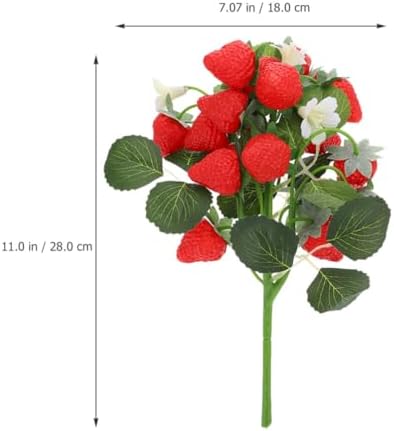 Alipis Artificial Strawberries for Decor and Centerpieces
