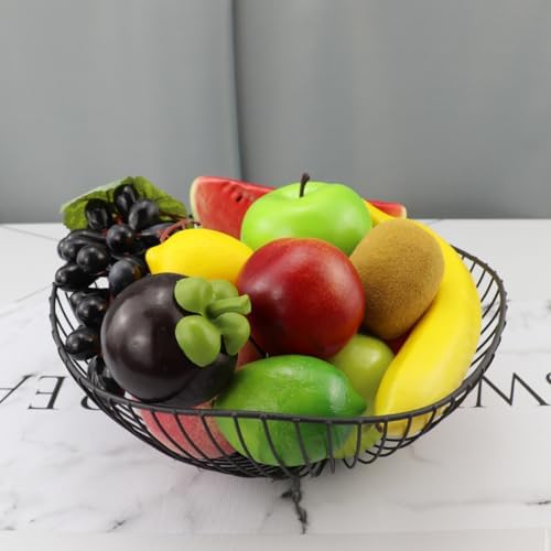 Ginojex Artificial Fruit 13 Pcs Realistic Foam Fake Fruits Set