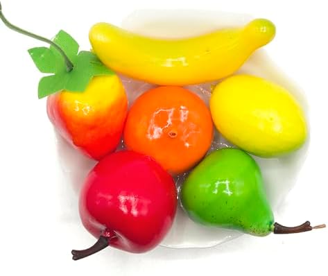 Mini Artificial Fruit Set for Party Decor 6Pcs