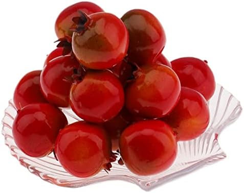 Woration 30pcs Artificial Mini Foam Pomegranate Decorations