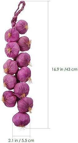 ABOOFAN Artificial Garlic Wall Hanging Set