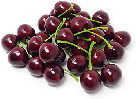 Honbay 30PCS 1 Inch Artificial Cherry Decoration