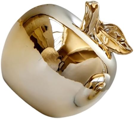 Ciieeo 1pc Resin Apple Ornament for Desktop Kitchen Decor