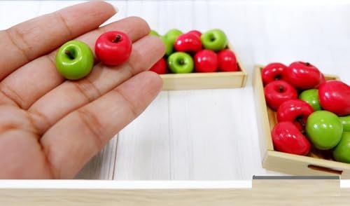 1shopforyou 20 Pcs Mini Artificial Apple Decor