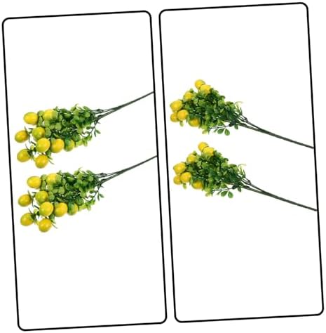 HOMSFOU Artificial Fruit Branches with Red Berries