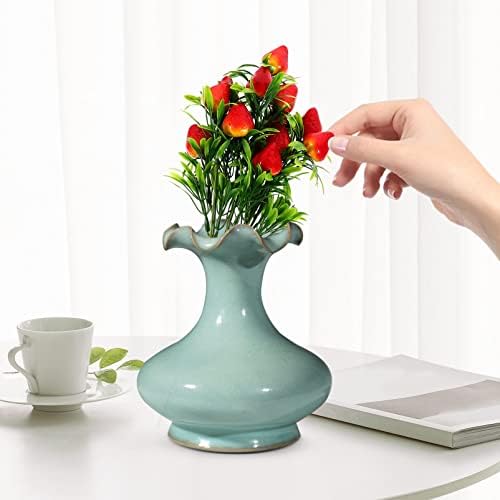 VOSAREA Artificial Strawberry Branch for Home Decor