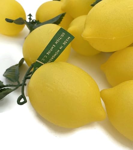 Bright Yellow Artificial Lemons for Party Decor