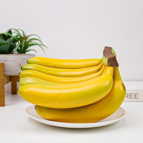 Folmywy 9-Head Banana Artificial Fruit Decor