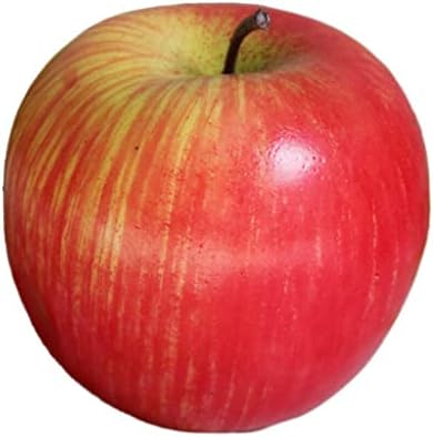 Reusable Plastic Artificial Red Apple Decoration
