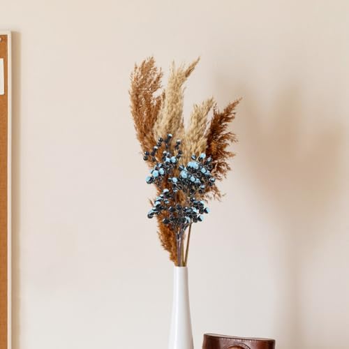 SHINEOFI 2pcs Faux Blueberry Branches Decor