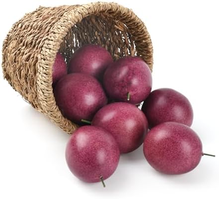 Artificial Passion Fruits 8 Pcs for Home Kitchen Decor
