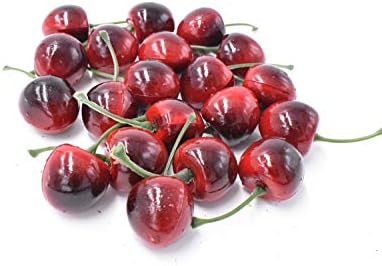ArtBeauty 20 Pack Artificial Cherries for Decoration