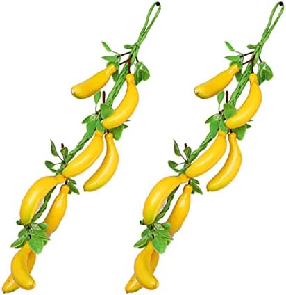 Artificial Banana Hanging Decorations 4pcs