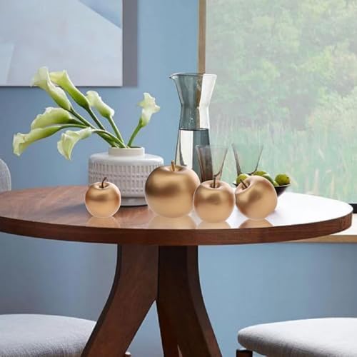 Gresorth Artificial Golden Apple Decoration Set 15PCS