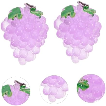POPETPOP 20PCS Mini Grape Figurines Artificial Decor
